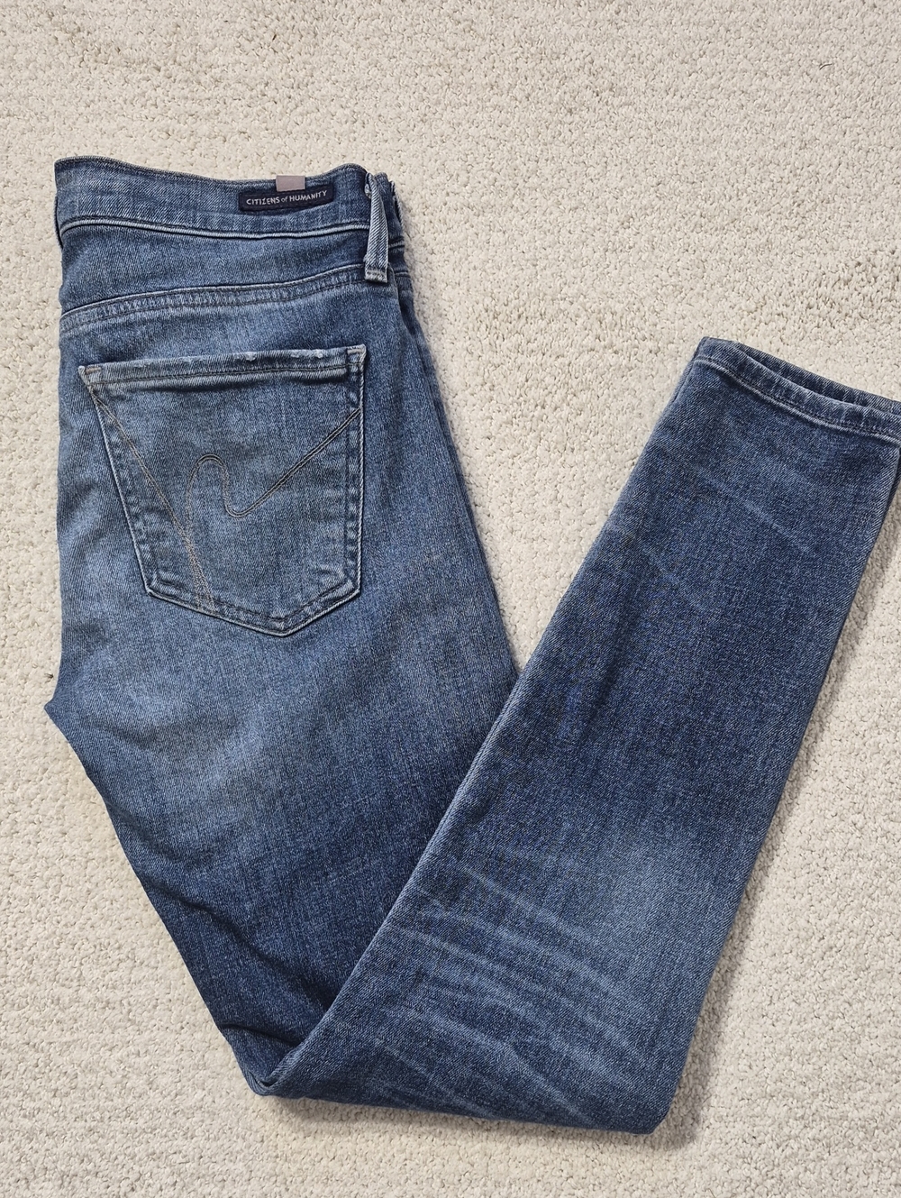 Citizens Of Humanity Men's Dark Blue Skinny Jeans